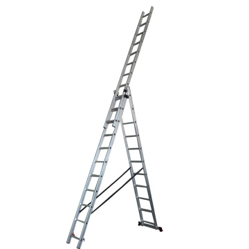 hot sale 3*9 extension step ladder aluminium with EN131 certificate